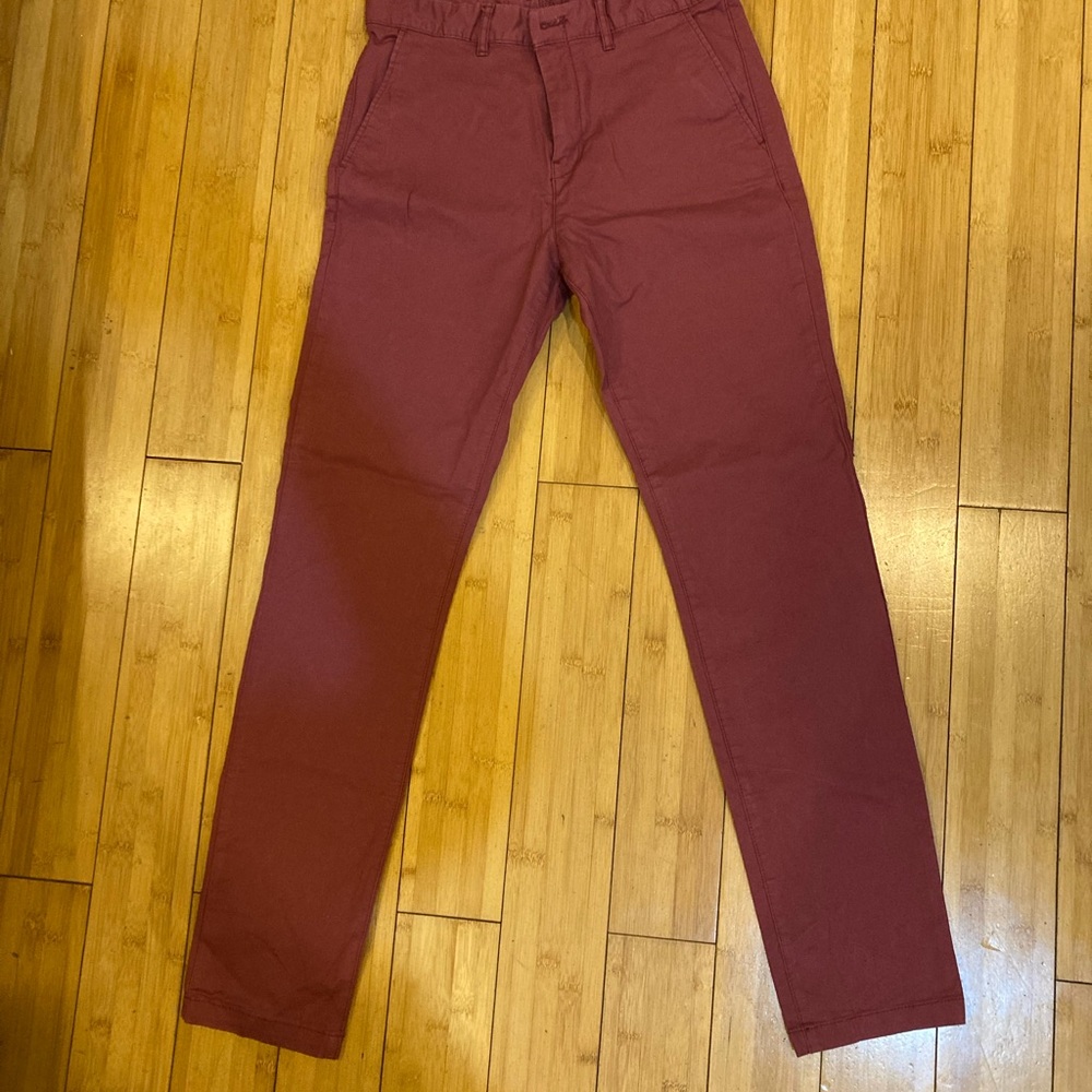 H&M Men's Dark Red Chinos